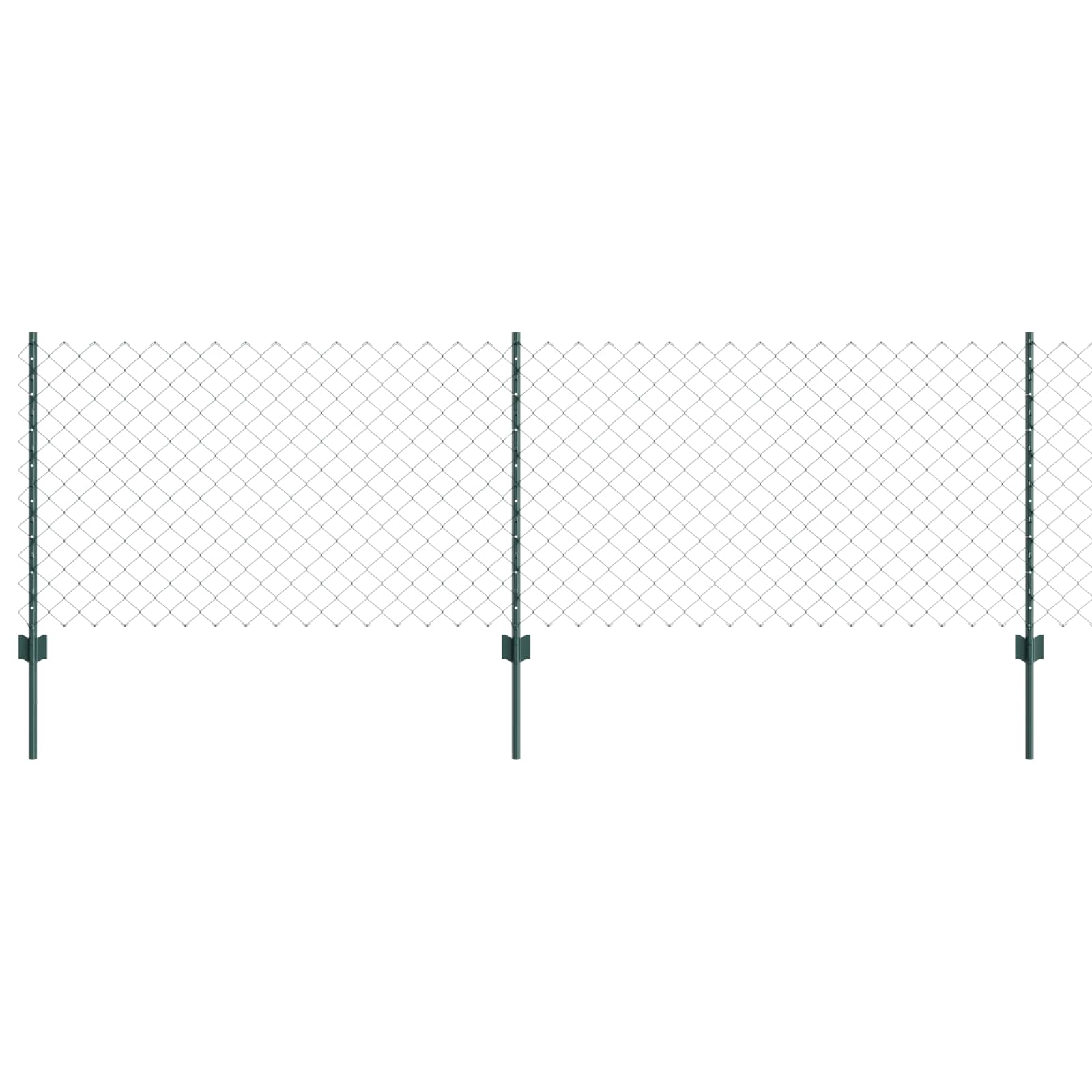 Aed koos postidega Roheline 0.8 x 10 m Teras