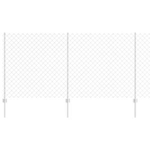 vidaXL Aedade kettingfence koos postiga 10 x 1,2 m Tsingitud teras