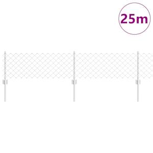 Sítový plot s příčkou 25 x 0,4 m (Š x V) Žárově zinkovaná ocel - obrázek 3