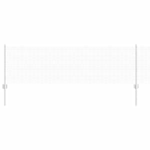 vidaXL Keevitatud traadi aed posti j&auml;rgi 25 x 0,6 m Tsingitud teras