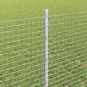 Svařovaná drátěná oplocení s sloupkem 25 x 0,8 m (Š x V) - obrázek 4