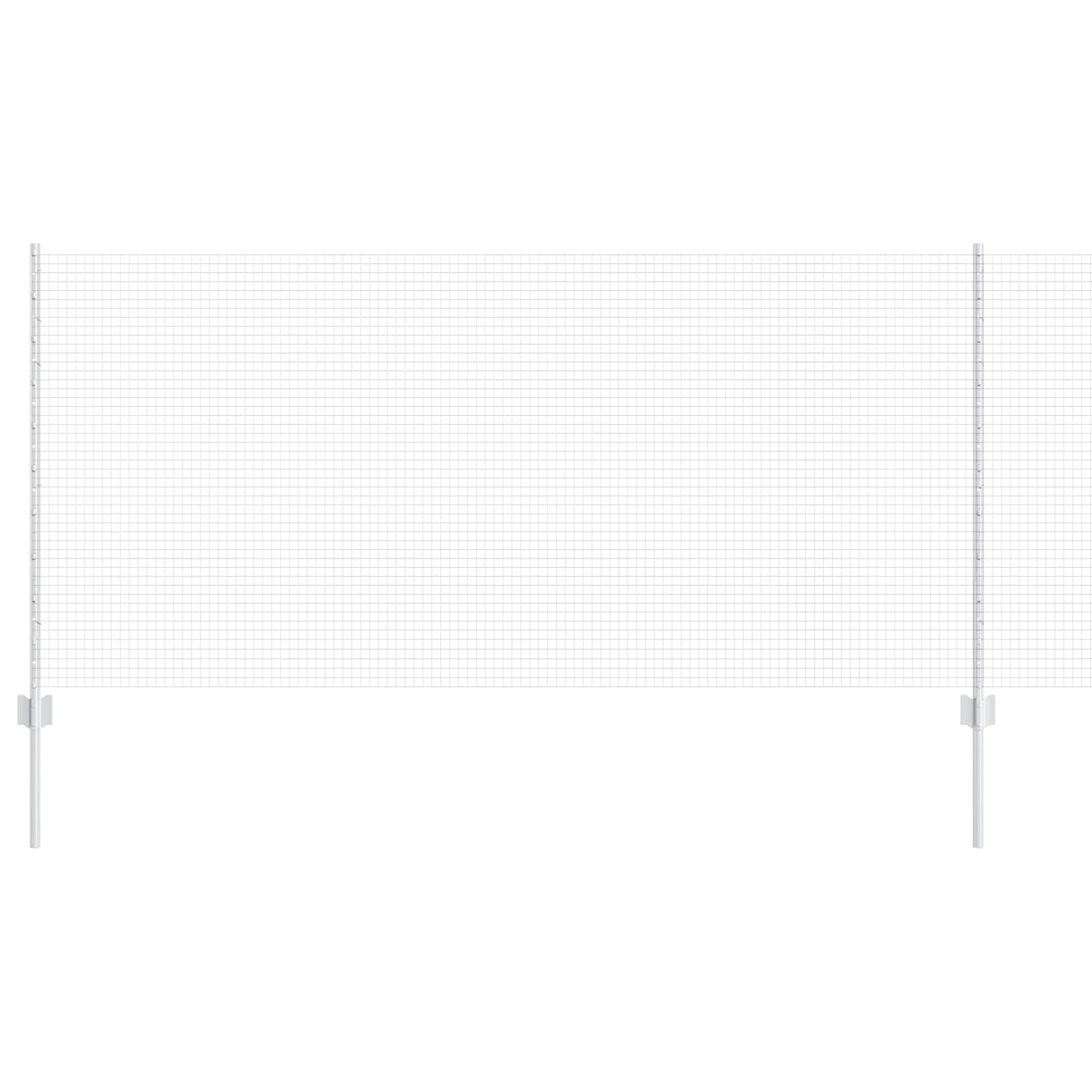 Havehegn Set Sæt af 2 Galvaniseret stål 25 m lang Hårdfør