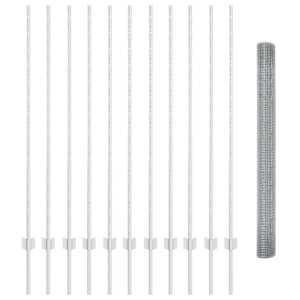 Ograja s stebrom Srebrna