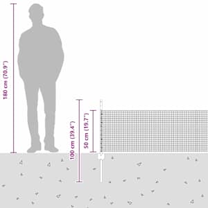 Svařovaná drátěná oplocení s sloupkem 50 x 0,5 m (Š x V) - obrázek 13