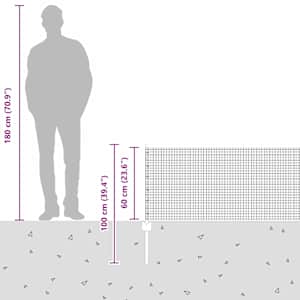 Svařovaná drátěná oplocení s sloupkem 50 x 0,6 m (Š x V) - obrázek 13