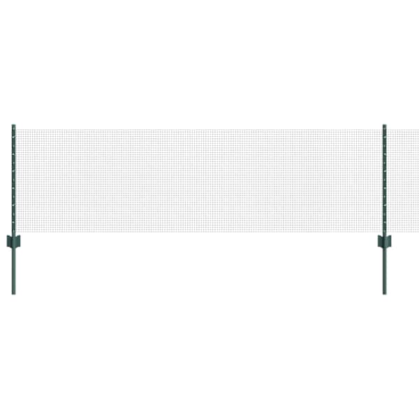 vidaXL Keevitatud traadi aed posti j&auml;rgi 10 x 0,6 m PVC-kaetud teras