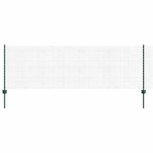 vidaXL Keevitatud traadi aed posti j&auml;rgi 10 x 0,8 m PVC-kaetud teras