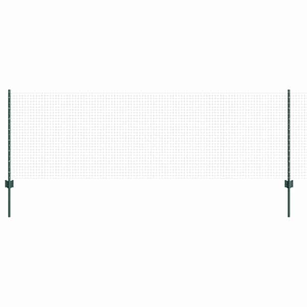 vidaXL Keevitatud traadi aed posti j&auml;rgi 10 x 0,8 m PVC-kaetud teras