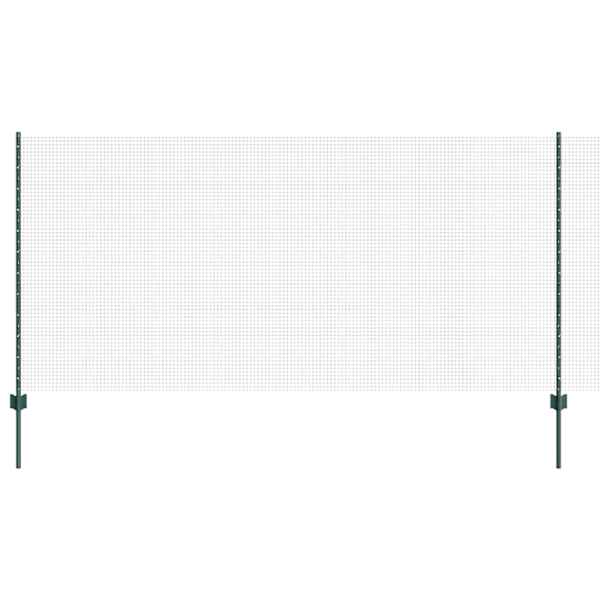 vidaXL Keevitatud traadi aed posti j&auml;rgi 10 x 1,2 m PVC-kaetud teras