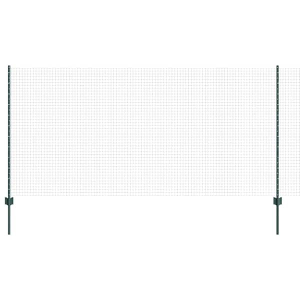 vidaXL Keevitatud traadi aed posti j&auml;rgi 10 x 1,2 m PVC-kaetud teras