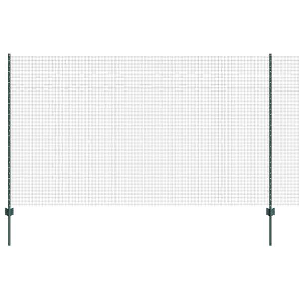 vidaXL Keevitatud traadi aed posti j&auml;rgi 10 x 1,4 m PVC-kaetud teras