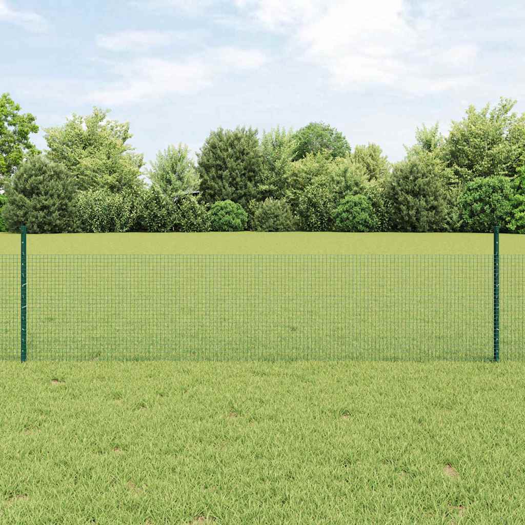 Kuričková sieť Sada 2 Zelená Pozinkovaná oceľ 25 x 0.5 m Odolná 3336468