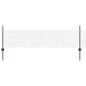 vidaXL Keevitatud traadi aed posti j&auml;rgi 25 x 0,5 m Tsingitud teras