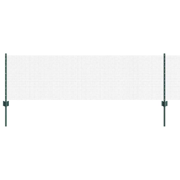 vidaXL Keevitatud traadi aed posti j&auml;rgi 25 x 0,6 m PVC-kaetud teras