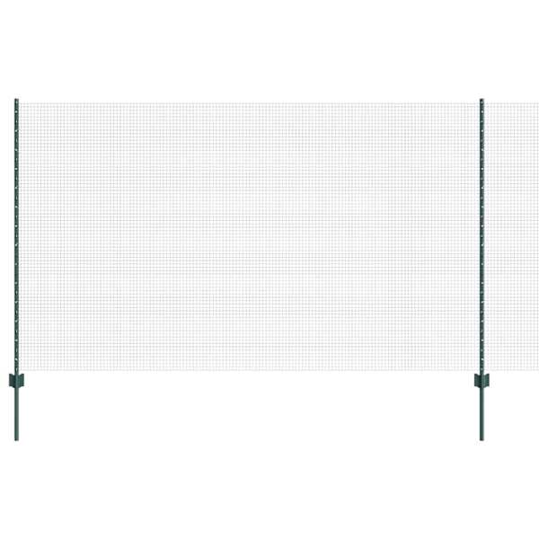 vidaXL Keevitatud traadi aed posti j&auml;rgi 25 x 1,4 m PVC-kaetud teras
