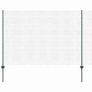 vidaXL Keevitatud traadi aed posti j&auml;rgi 25 x 1,6 m PVC-kaetud teras