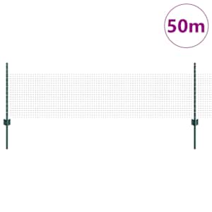 Svařovaná drátěná oplocení s sloupkem 50 x 0,5 m Zelená - obrázek 3