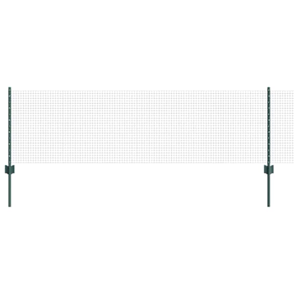 vidaXL Keevitatud traadi aed posti j&auml;rgi 50 x 0,6 m PVC-kaetud teras