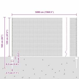 Svařovaná drátěná oplocení s sloupkem 50 x 1,2 m (Š x V) - obrázek 12