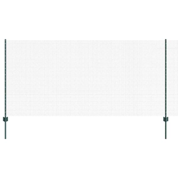 vidaXL Keevitatud traadi aed posti j&auml;rgi 50 x 1,2 m PVC-kaetud teras