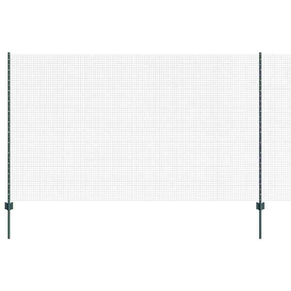vidaXL Keevitatud traadi aed posti j&auml;rgi 50 x 1,4 m PVC-kaetud teras