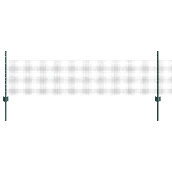 vidaXL Keevitatud traadi aed posti j&auml;rgi 100 x 0,5 m PVC-kaetud teras