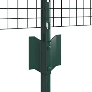 Svařovaná drátěná plotovina s tyčkami 100 x 0,6 m Zelená - obrázek 7