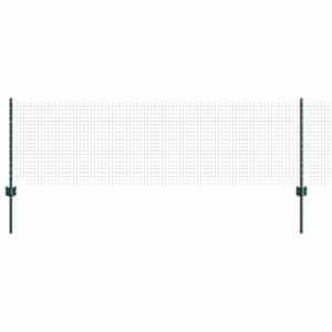 vidaXL Keevitatud traadi aed posti j&auml;rgi 100 x 0,6 m PVC-kaetud teras
