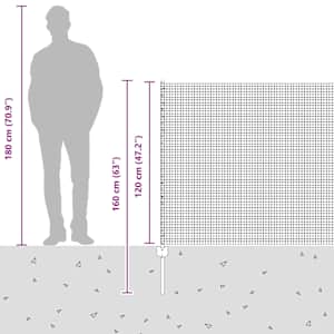 Svařovaná drátěná oplocení s sloupkem 10 x 1,2 m (Š x V) - obrázek 14