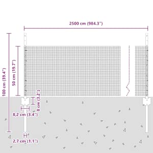 Svařovaná drátěná oplocení s sloupkem 25 x 0,5 m (Š x V) - obrázek 11