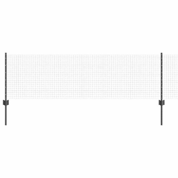 vidaXL Keevitatud traadi aed posti j&auml;rgi 25 x 0,6 m PVC-kaetud teras