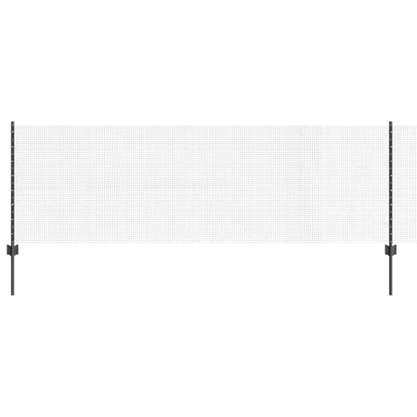 vidaXL Keevitatud traadi aed posti j&auml;rgi 25 x 0,8 m PVC-kaetud teras