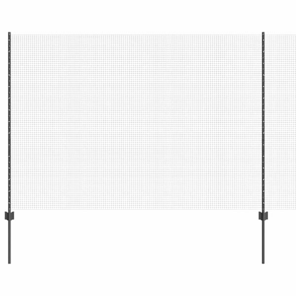 vidaXL Keevitatud traadi aed posti j&auml;rgi 25 x 1,5 m PVC-kaetud teras