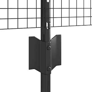Plot s sloupkem Šedá 0,4 x 50 m Ocel a PVC - obrázek 7