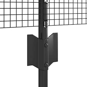 Plot s sloupkem Šedá 0,4 x 100 m Ocel a PVC - obrázek 4