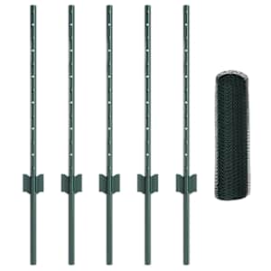 Venkovní hexagonální plot s příspěvkem 10 x 0,6 m Zelená - obrázek 5