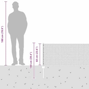 Venkovní hexagonální plot s příspěvkem 10 x 0,6 m Zelená - obrázek 13