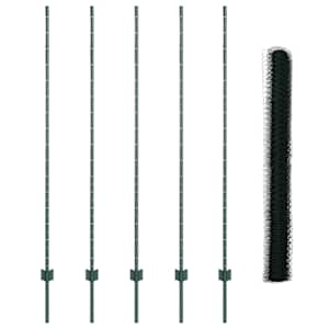 Plot s sloupkem Zelená 1,5 x 10 m Ocel a PVC - obrázek 5
