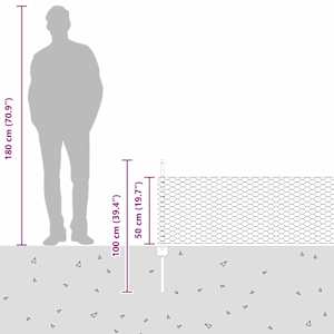 Venkovní hexagonální plot s příspěvkem 25 x 0,5 m Zelená - obrázek 13
