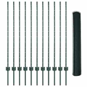 Plot s sloupkem Zelená 1,2 x 25 m Ocel - obrázek 5