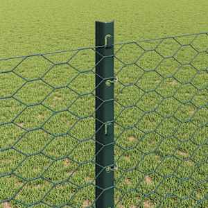 Plot s sloupkem Zelená 1,2 x 25 m Ocel - obrázek 4