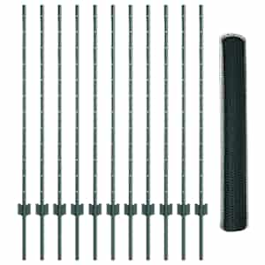 Plot s sloupkem Zelená 1,2 x 25 m Ocel - obrázek 5