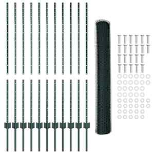 Plot s sloupkem Zelená 1,2 x 25 m Ocel - obrázek 6