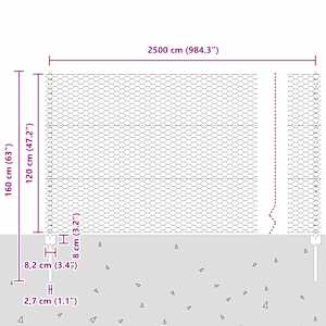 Venkovní hexagonální plot s příspěvkem 25 x 1,2 m Zelená - obrázek 12