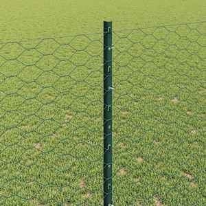 Plot s sloupkem Zelená 1,4 x 50 m Ocel a PVC - obrázek 4