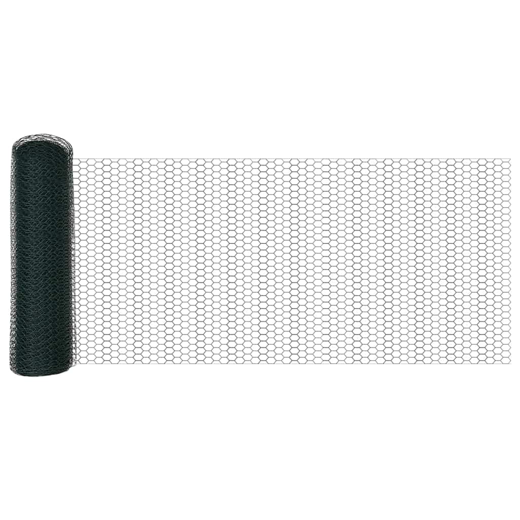 Kerítés Tartó 11 db U-csatorna Zöld 40 cm Acél 