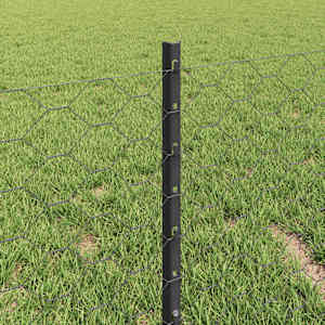 Plot s sloupkem Šedá 0,4 x 25 m Ocel - obrázek 4