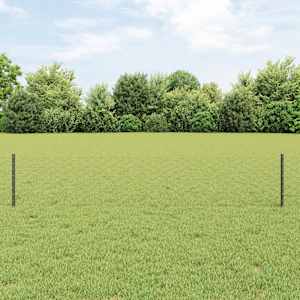 Plot s sloupkem Šedá 0,4 x 25 m Ocel - obrázek 1