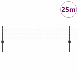 Plot s sloupkem Šedá 0,4 x 25 m Ocel - obrázek 3