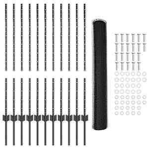 Plot s sloupkem Šedá 1 x 25 m Ocel - obrázek 6